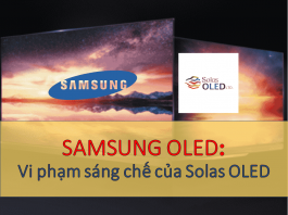Samsung Vi phạm bằng sáng chế OLED