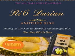Nhãn hiệu Sầu riêng Ri6 của Việt Nam chiếm lĩnh thị trường Úc
