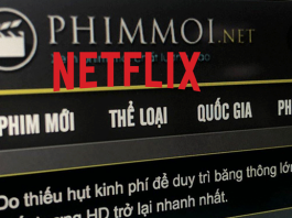 Nghi vấn Netflix mua lại tên miền Phimmoi.net?