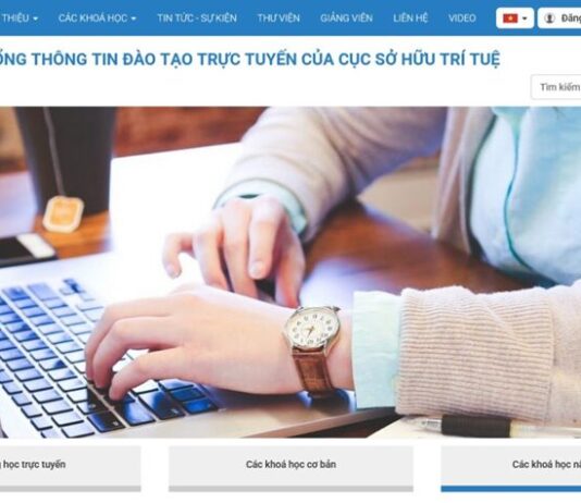Cổng đào tạo trực tuyến của Cục Sở hữu trí tuệ: Đổi mới để nâng cao chất lượng phục vụ Cổng đào tạo trực tuyến Sở hữu trí tuệ, Đào tạo sở hữu trí tuệ trực tuyến, Cục Sở hữu trí tuệ đổi mới dịch vụ, Chuyển đổi số trong đào tạo pháp lý, Nâng cao chất lượng đào tạo sở hữu trí tuệ,