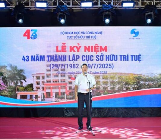 Lễ kỷ niệm 43 năm Cục Sở hữu trí tuệ: Vững bước trên hành trình đổi mới sáng tạo lễ kỷ niệm 43 năm cục sở hữu trí tuệ Việt Nam, cục sở hữu trí tuệ vững bước trên hành trình đổi mới sáng tạo, vai trò cục sở hữu trí tuệ trong đổi mới sáng tạo Việt Nam, 43 năm hình thành và phát triển cục sở hữu trí tuệ Việt Nam, tầm nhìn cục sở hữu trí tuệ Việt Nam trong đổi mới sáng tạo,