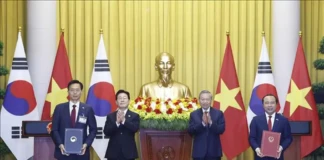 Bộ Khoa học và Công nghệ Việt Nam và Bộ Sở hữu trí tuệ Hàn Quốc ký kết biên bản ghi nhớ tăng cường hợp tác về lĩnh vực sở hữu trí tuệ hợp tác SHTT Việt Nam Hàn Quốc, MOST Việt Nam KIPO Hàn Quốc, biên bản ghi nhớ hợp tác SHTT, đào tạo nhân lực sở hữu trí tuệ, trao đổi thông tin sáng chế, thúc đẩy đổi mới sáng tạo, SHTT Việt Nam,