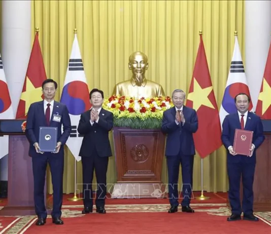 Bộ Khoa học và Công nghệ Việt Nam và Bộ Sở hữu trí tuệ Hàn Quốc ký kết biên bản ghi nhớ tăng cường hợp tác về lĩnh vực sở hữu trí tuệ hợp tác SHTT Việt Nam Hàn Quốc, MOST Việt Nam KIPO Hàn Quốc, biên bản ghi nhớ hợp tác SHTT, đào tạo nhân lực sở hữu trí tuệ, trao đổi thông tin sáng chế, thúc đẩy đổi mới sáng tạo, SHTT Việt Nam,