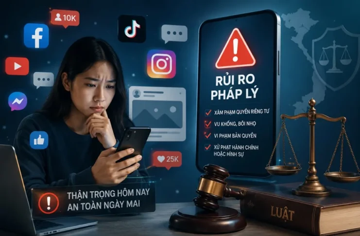 Người dùng mạng xã hội tại Việt Nam cần thận trọng hơn trước rủi ro pháp lý ngày càng gia tăng