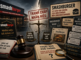 tranh chấp nhãn hiệu Smashburger, Smashburger genericide, thuật ngữ phổ thông, bảo vệ nhãn hiệu, thương hiệu burger, nguy cơ generic, sở hữu trí tuệ thực phẩm, Smashburger trademark
