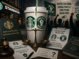 Starbucks kiện công đoàn, tranh chấp nhãn hiệu Starbucks, Starbucks Workers United, quyền lao động và SHTT, sở hữu trí tuệ lao động, trademark union, ranh giới quyền lao động, bảo vệ thương hiệu Starbucks