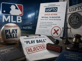 MLB không thể đăng ký nhãn hiệu “Play Ball”: USPTO từ chối bảo hộ vì mang tính thông tin phổ biến MLB Play Ball, USPTO từ chối nhãn hiệu, nhãn hiệu Play Ball, thuật ngữ phổ biến, đăng ký nhãn hiệu MLB, sở hữu trí tuệ thể thao, Play Ball trademark, từ chối bảo hộ nhãn hiệu