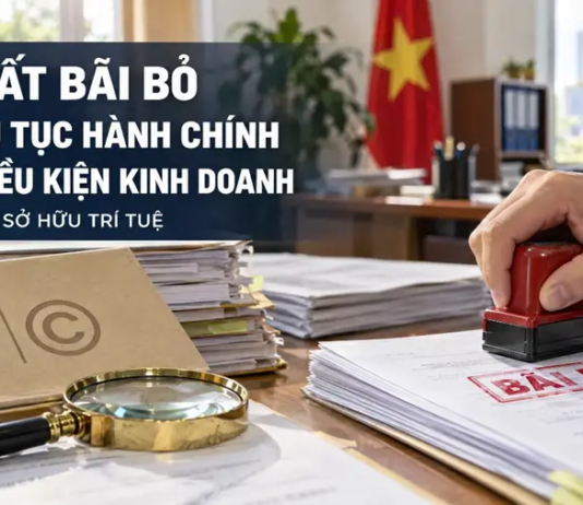 Đề xuất bãi bỏ 18 thủ tục hành chính và 5 điều kiện kinh doanh về sở hữu trí tuệ cắt giảm thủ tục hành chính sở hữu trí tuệ, Nghị quyết 20/2026/NQ-CP, điều kiện kinh doanh SHTT, Bộ Khoa học và Công nghệ, dịch vụ đại diện sở hữu công nghiệp, thủ tục hành chính SHTT, đơn giản hóa điều kiện kinh doanh, ASL LAW SHTT,