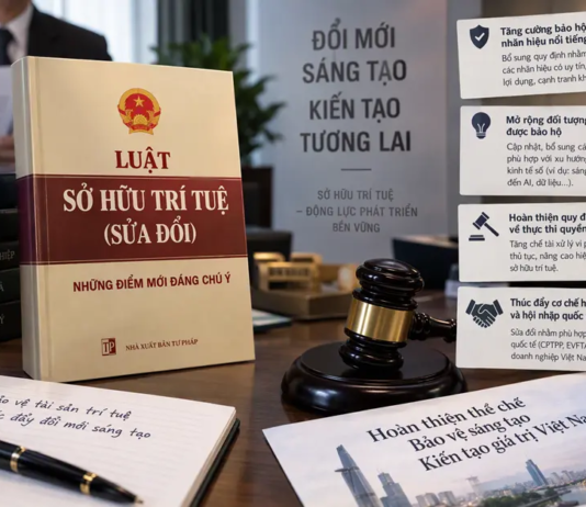Những thay đổi đáng chú ý của Luật Sở hữu trí tuệ sửa đổi Luật SHTT sửa đổi 2025, thay đổi Luật Sở hữu trí tuệ, Luật 131/2025/QH15, thẩm định nhanh nhãn hiệu, bảo hộ kiểu dáng phi vật lý, quy định AI, tăng mức bồi thường thiệt hại, thương mại hóa SHTT, ASL LAW SHTT,