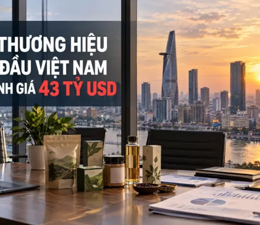 100 thương hiệu hàng đầu Việt Nam được định giá 43 tỷ USD 100 thương hiệu hàng đầu Việt Nam, định giá thương hiệu 43 tỷ USD, Brand Finance 2026, Vietcombank thương hiệu mạnh nhất, Viettel Vingroup, xếp hạng thương hiệu Việt Nam, giá trị thương hiệu quốc gia,
